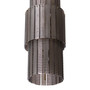 Chandelier Imperial Brushed Brass Finish/Smoke Glass