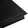 Center Library Table Black Finish