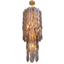 Chandelier Sahure L Brushed Brass Finish