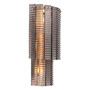 Wall Lamp Imperial Brushed Brass Finish/Smoke Glass