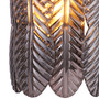 Wall Lamp Sahure Brushed Brass Finish/Smoke Glass