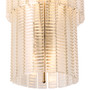 Chandelier Imperial Brushed Brass Finish/Clear Glass