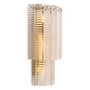 Wall Lamp Imperial Brushed Brass/Clear Glass