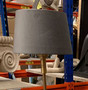 Floor Lamp Tryon Brushed Brass Finish