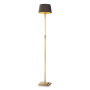 Floor Lamp Tryon Brushed Brass Finish