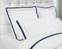 Chelsea Sham Euro White/Navy