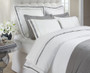Chelsea Duvet  White/Gray Twin
