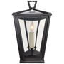 Darlana Mini 3/4 Wall Lantern in Bronze with Clear Glass