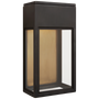 Irvine Small 3/4 Wall Lantern in Bronze with Clear Glass