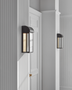 Edgemont 18" Wall Sconce in Bronze with Clear Glass