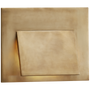 Esker Envelope Sconce in Antique-Burnished Brass