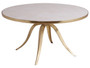 Crystal Stone Round Cocktail Table