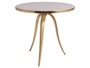 Crystal Stone Round End Table