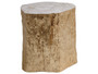 Trunk Segment Spot Table - Gold Leaf