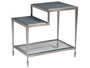 Sashay Silver Rectangular End Table