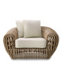 Outdoor Chair Siderno Viola Sand Faux Rattan