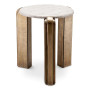 Side Table Albion Antique Brass Finish