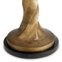 Floor Lamp Costanza Vintage Brass Finish Incl Shade