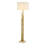 Floor Lamp Destino Vintage Brass Finish Incl Shade
