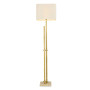 Floor Lamp Destino Vintage Brass Finish Incl Shade