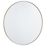 36" Round Mirror - Gold