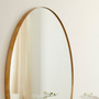 42" Round Mirror - Gold
