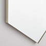 24X34 Hexagon Mirror - Silver