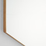 28X40 Hexagon Mirror - Gold