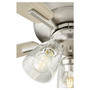 Breeze 52 3 Light Clear Seeded- Nickel