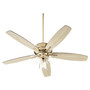 Breeze 52 3 Light Clear Seeded - Brass