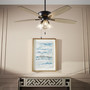 Breeze 52 3 Light Clear Seeded - Black