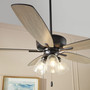 Breeze 52 3 Light Clear Seeded - Black
