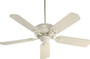 52" 5 Blade Chateaux Fan- White