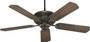 52" 5 Blade Chateaux Fan - White