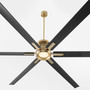 Zeus 120" Fan - Brass
