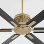 Zeus 80" Fan - Brass