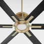 Zeus 80" Fan - Brass