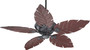 52" 5 Blade Monaco Fan - Brown