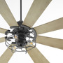Mod 72" Damp Fan - Black