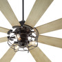 Mod 72" Damp Fan - Black