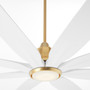 Rosales 60" 8 Blade Fan - Brass