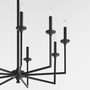 Eldorado 9 Light Chandelier - Black