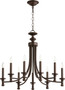 Rossington 9 Light Chandelierelier - Bronze
