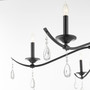 Lorelei 6 Light Chandelier - Black