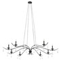 Lorelei 8 Light Chandelier - Black