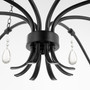 Lorelei 8 Light Chandelier - Black