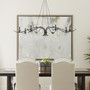Lorelei 8 Light Chandelier - Black