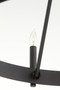 Aura 12 Light Chandelier - Black