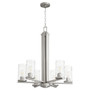 Steinway 6 Light Chandelier - Nickel