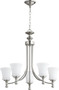 Rossington 5 Light Chandelier - Nickel